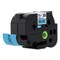 Brother P-Touch 1.4 in. x 26.2 ft. TZe Standard Adhesive Laminated Labeling Tape - Black on Blue